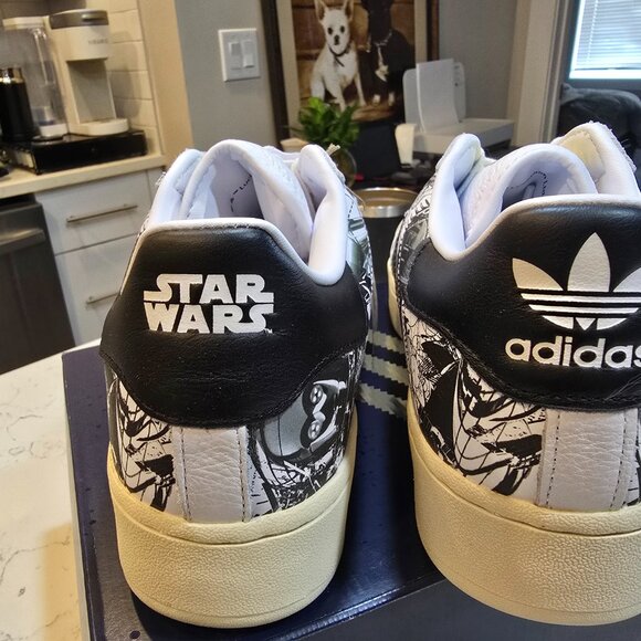 Star Wars x Nanzuka x adidas Originals Superstar XLG IF9249 MENS SIZE 10 NEW - Picture 9 of 16